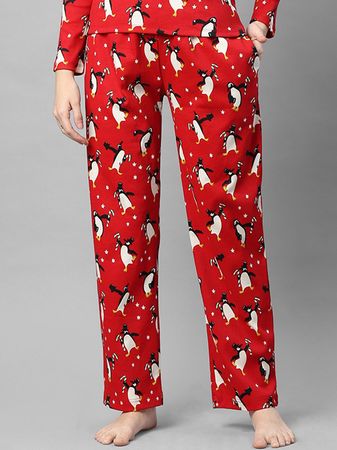 

Rigo Women Printed Lounge Pant, Red