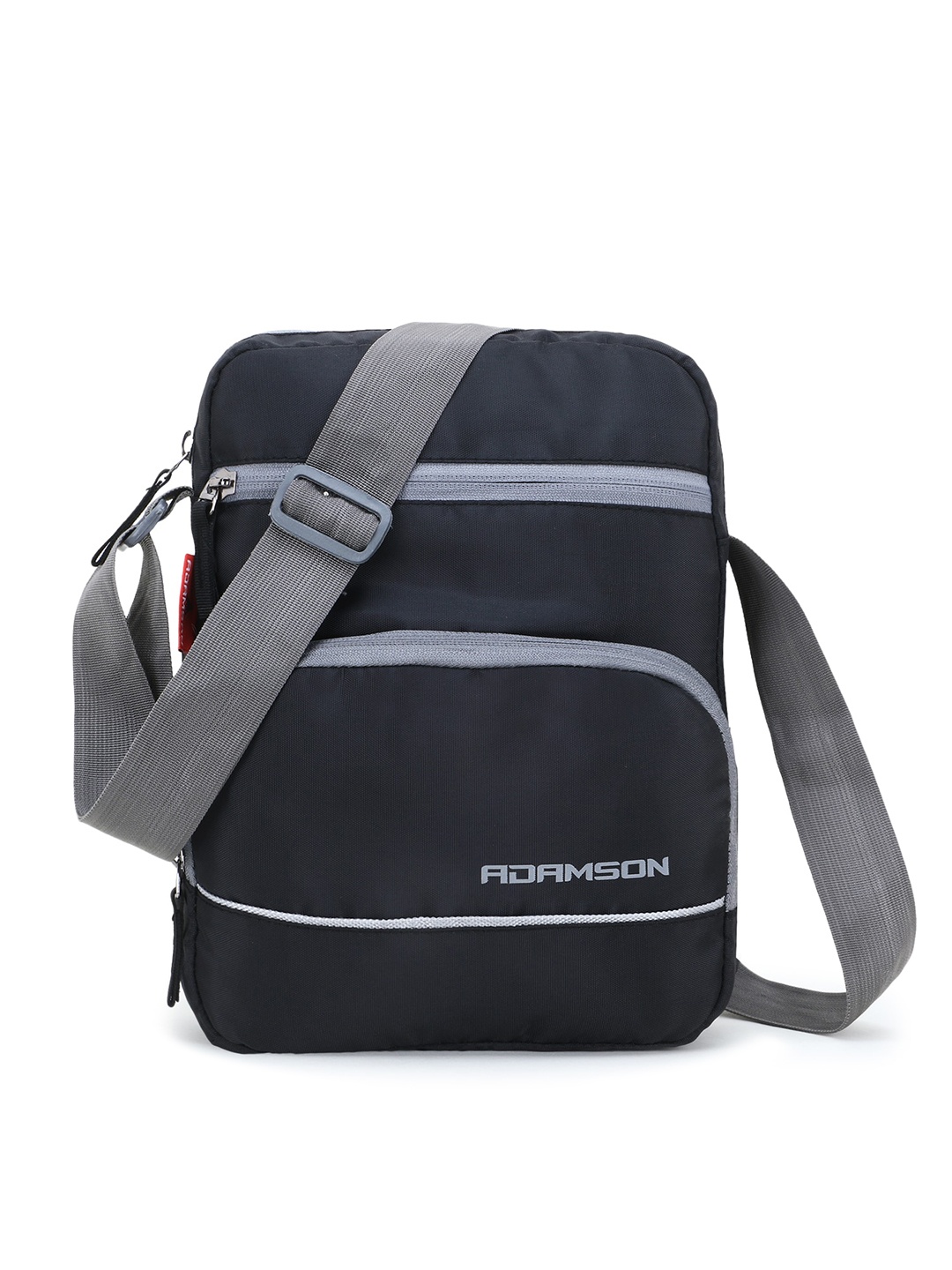 

ADAMSON Black Structured Sling Bag