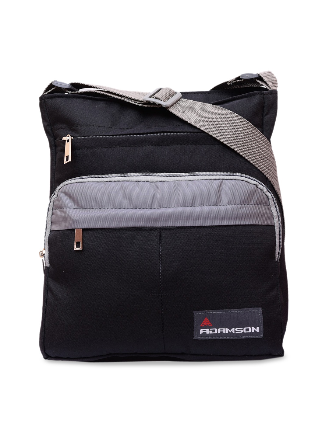 

ADAMSON Black Structured Sling Bag