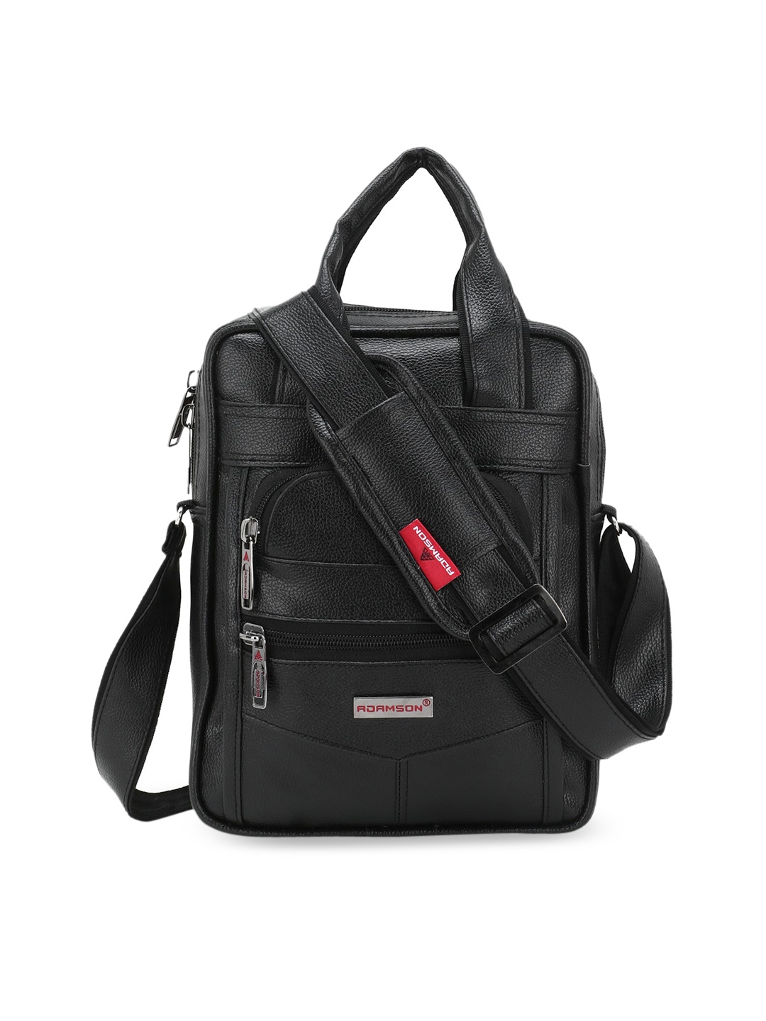 

ADAMSON Black Structured Handheld Bag