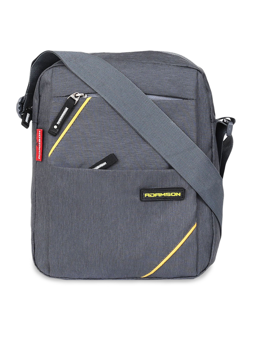 

ADAMSON Grey Structured Handheld Bag