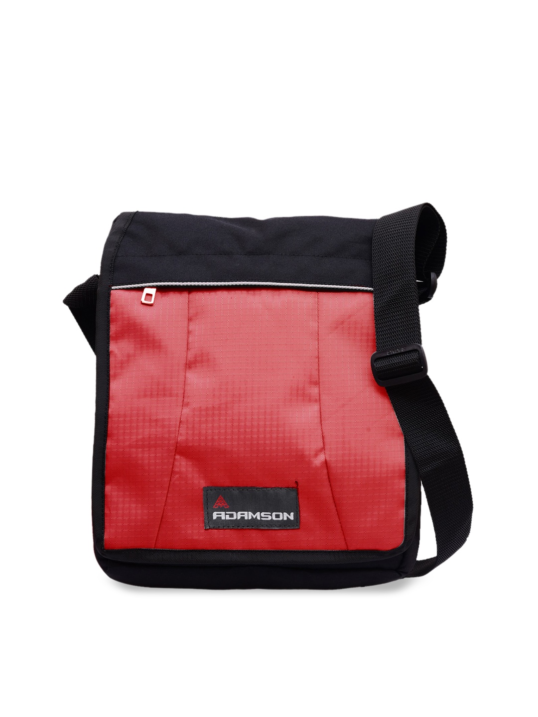 

ADAMSON Grey Textured Structured Sling Bag
