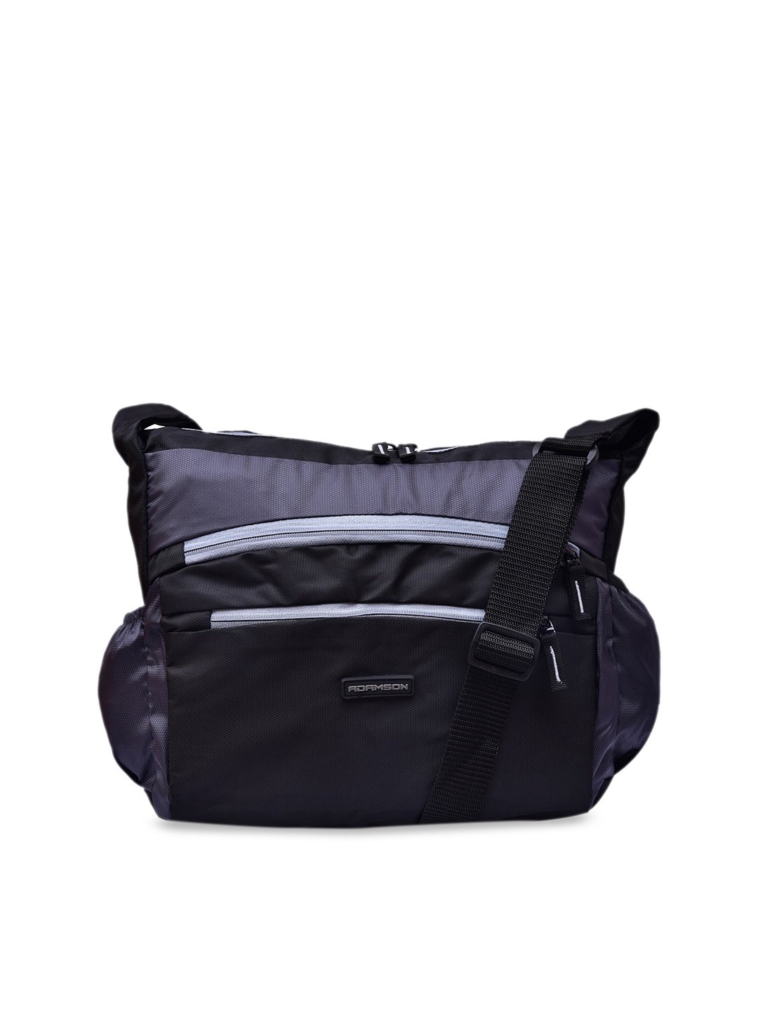 

ADAMSON Black Structured Sling Bag