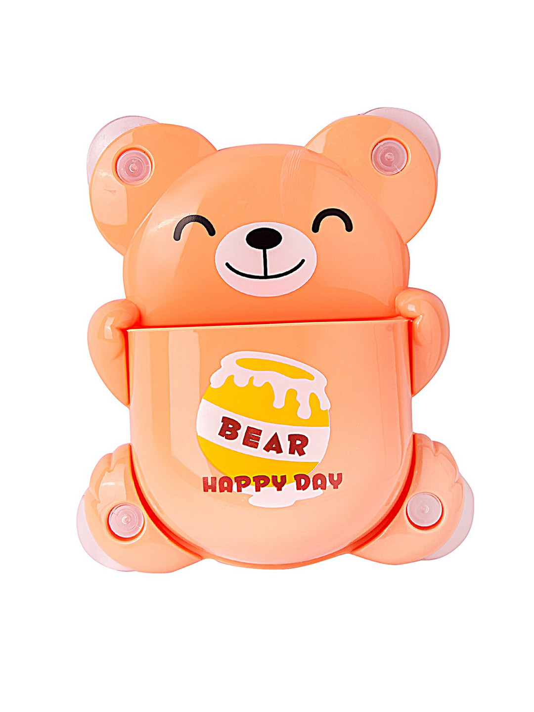 

Baby Moo Orange Blushing Bear Toothbrush Holder