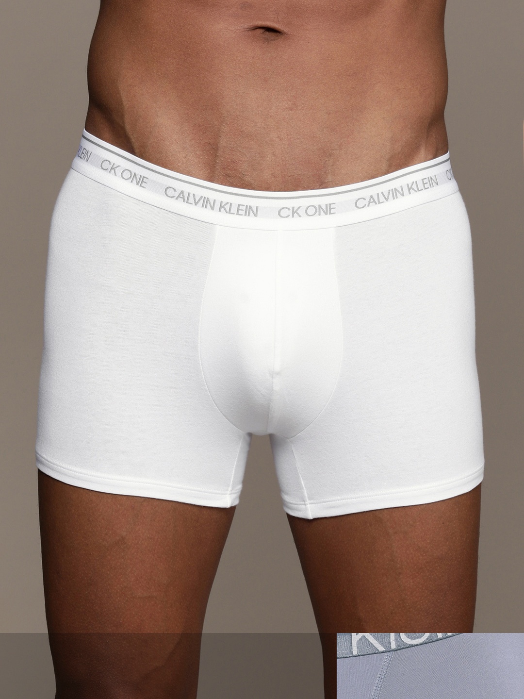 

Calvin Klein Underwear Men Blue & White Solid Low Rise Trunks 14673124-1-11391920-1