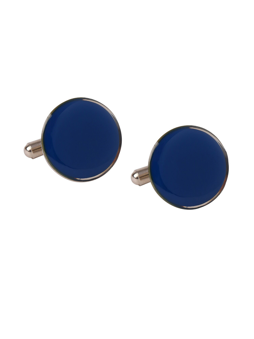 

Tossido Men Blue & Gold-Toned Cufflink