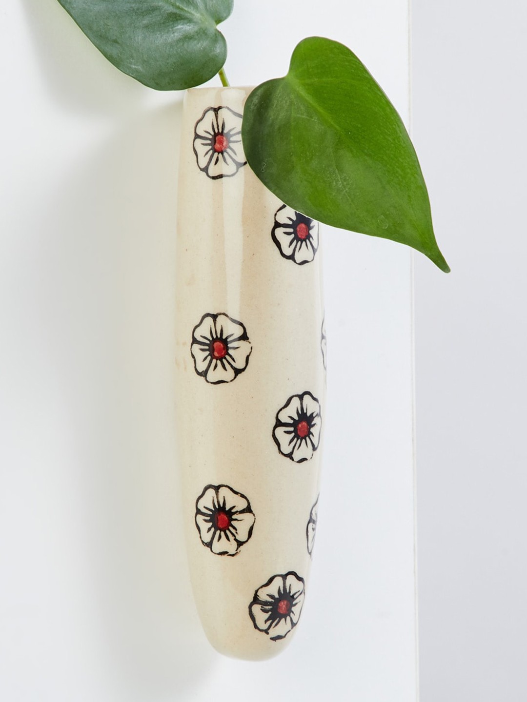 

Home Centre Beige Corsica Eden Floral Print Ceramic Planter