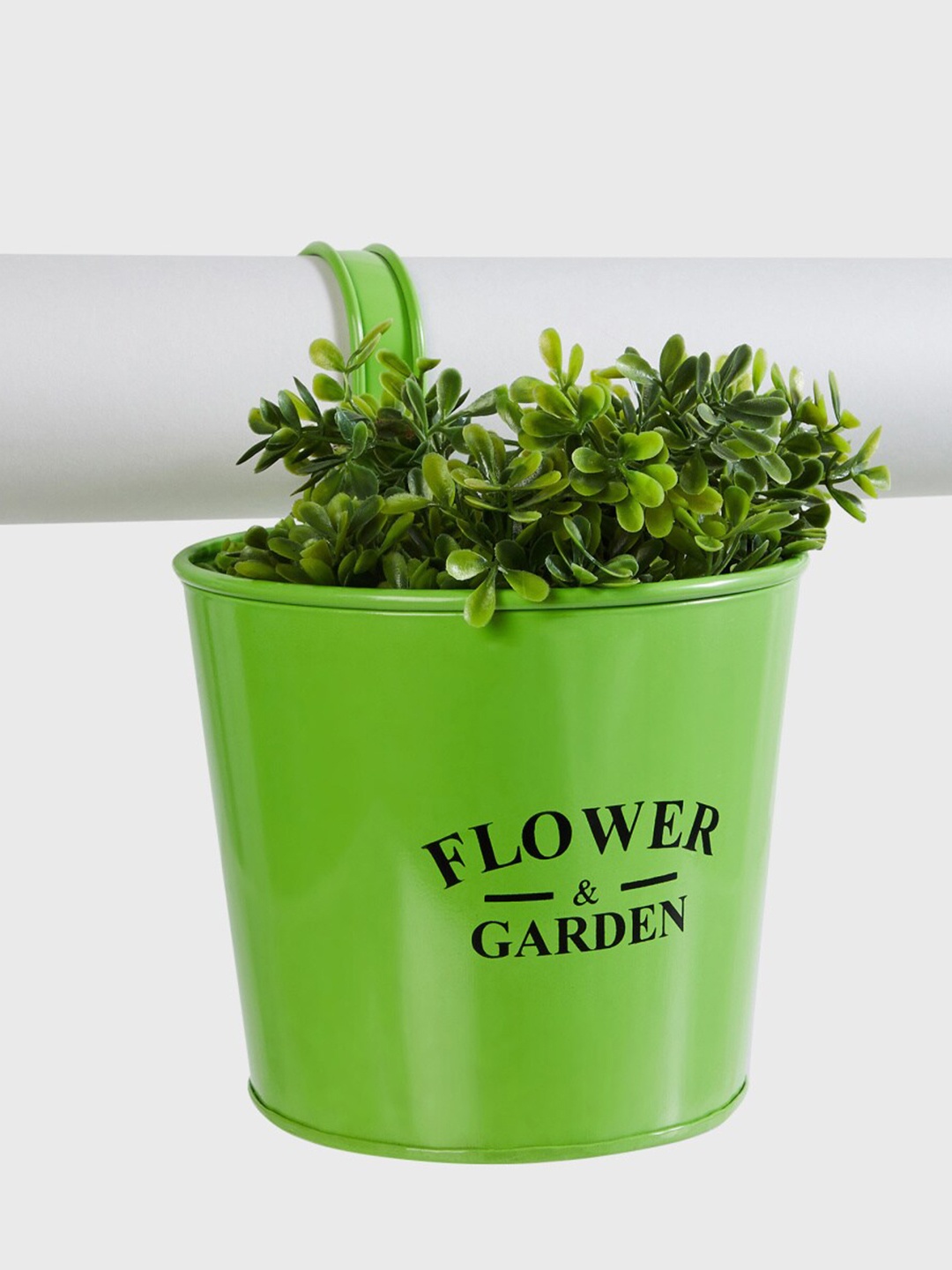 

Home Centre Green Corsica Eden Metal Round Floor Planter