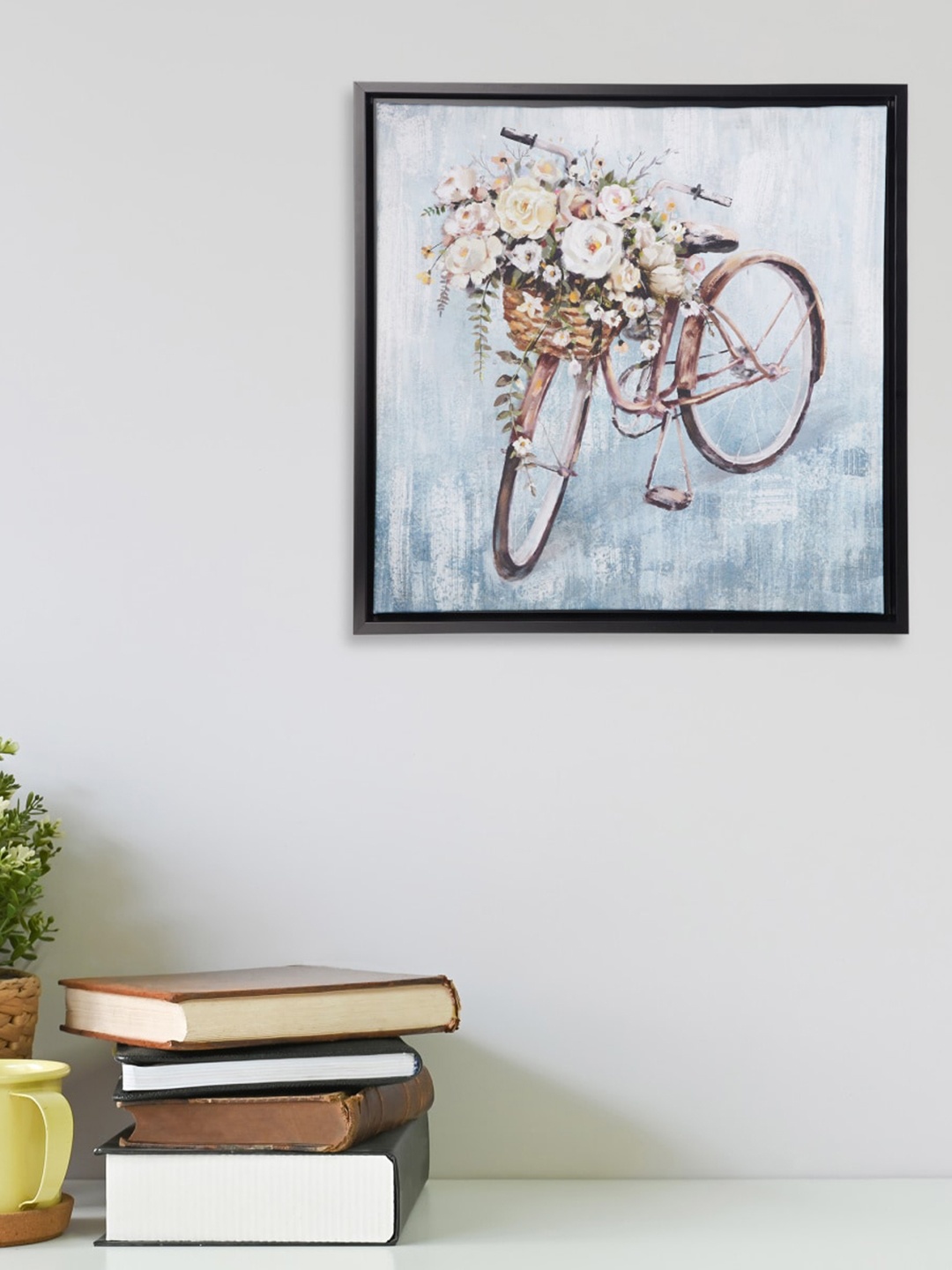 

Home Centre Blue & Brown Printed Wooden Picture Frame