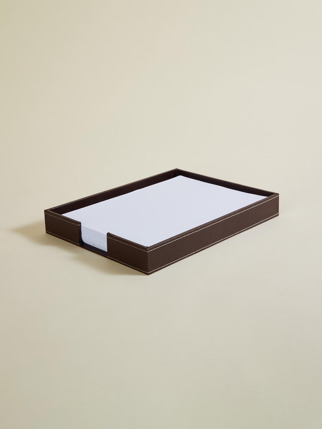 

Home Centre Brown & White Orion Detroit Solid Paper Tray Organizer