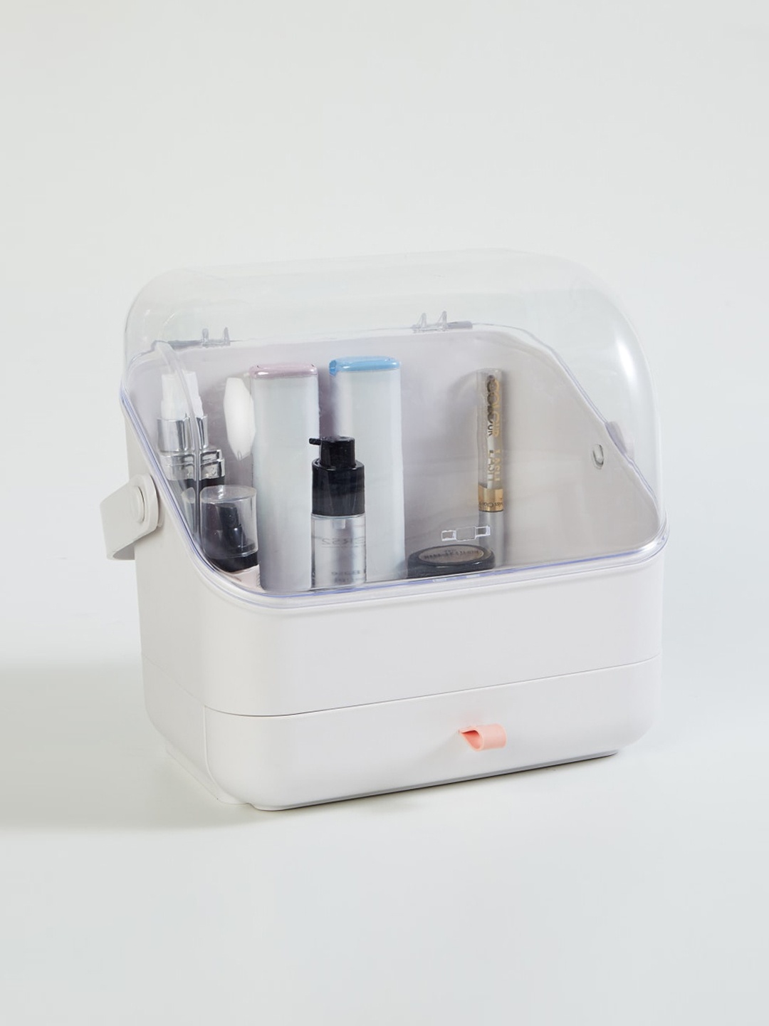 

Home Centre White Solid Cosmetic Organizer