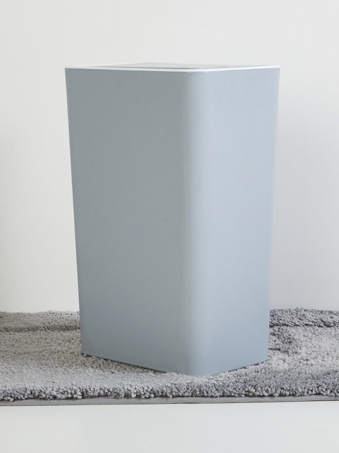 

Home Centre Grey Solid Push Bin