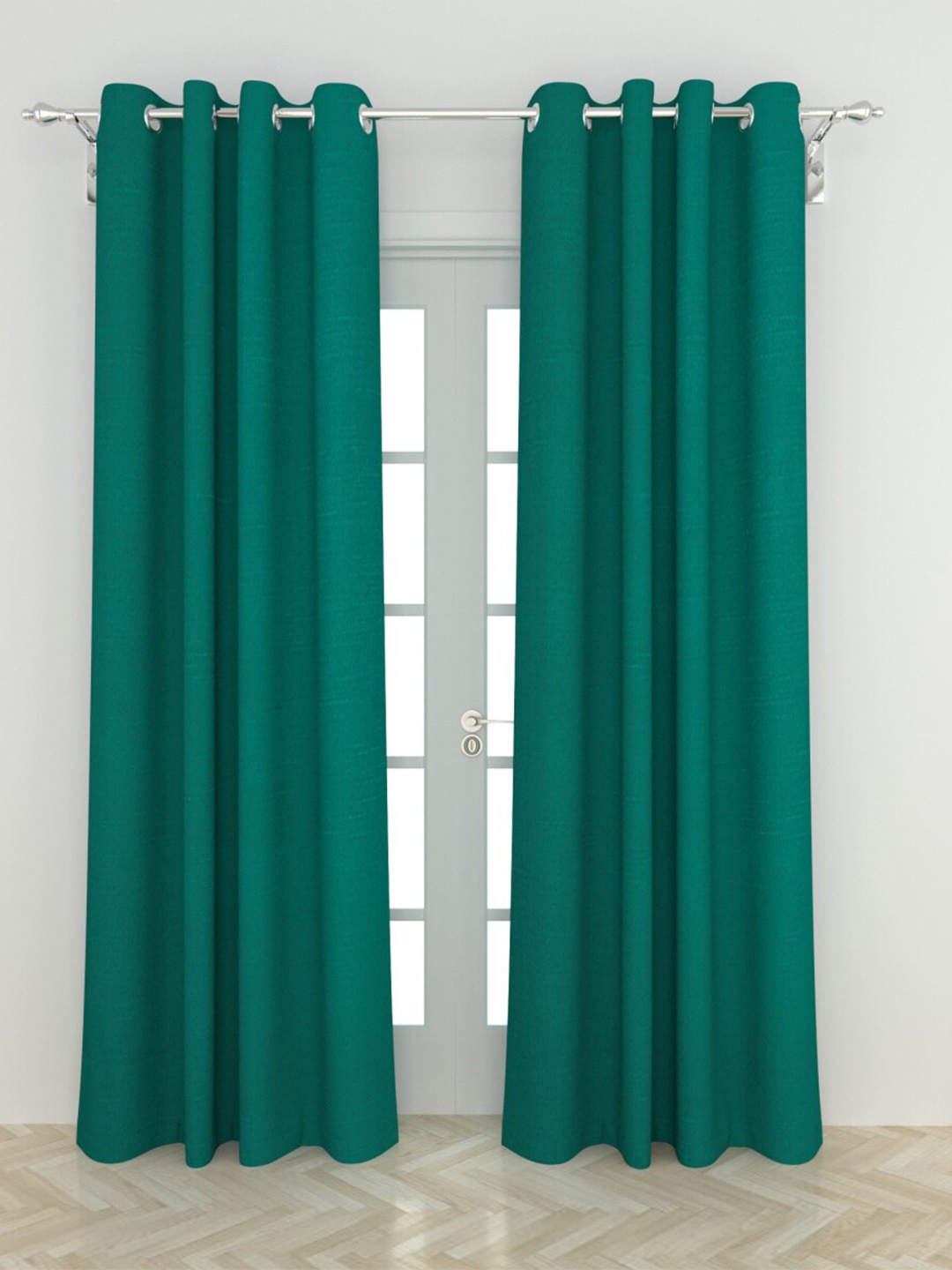 

Home Centre Yellow Set of 2 Black Out Door Curtain