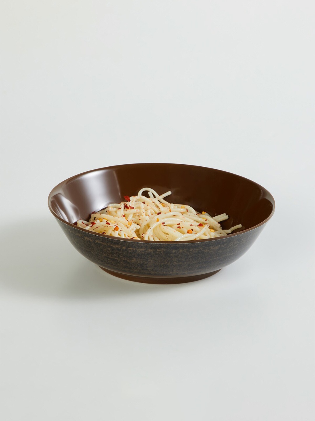 

Home Centre Brown 1 Pieces Textured Melamine Matte Bowls