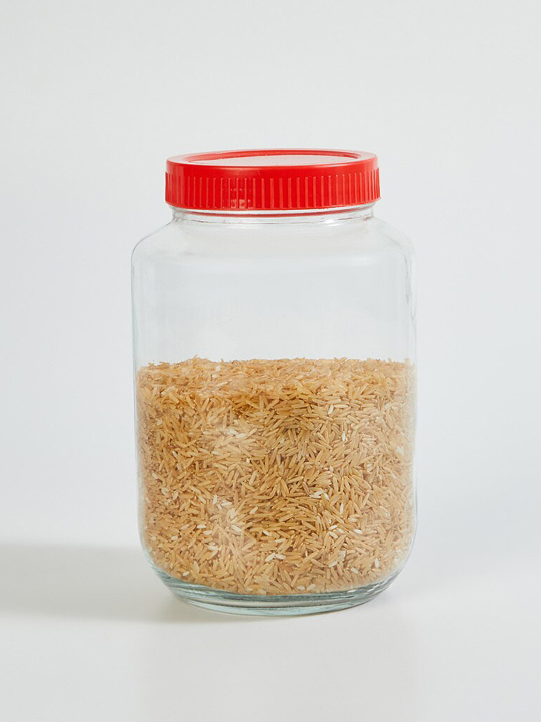 

Home Centre Transparent Solid Glass Jar