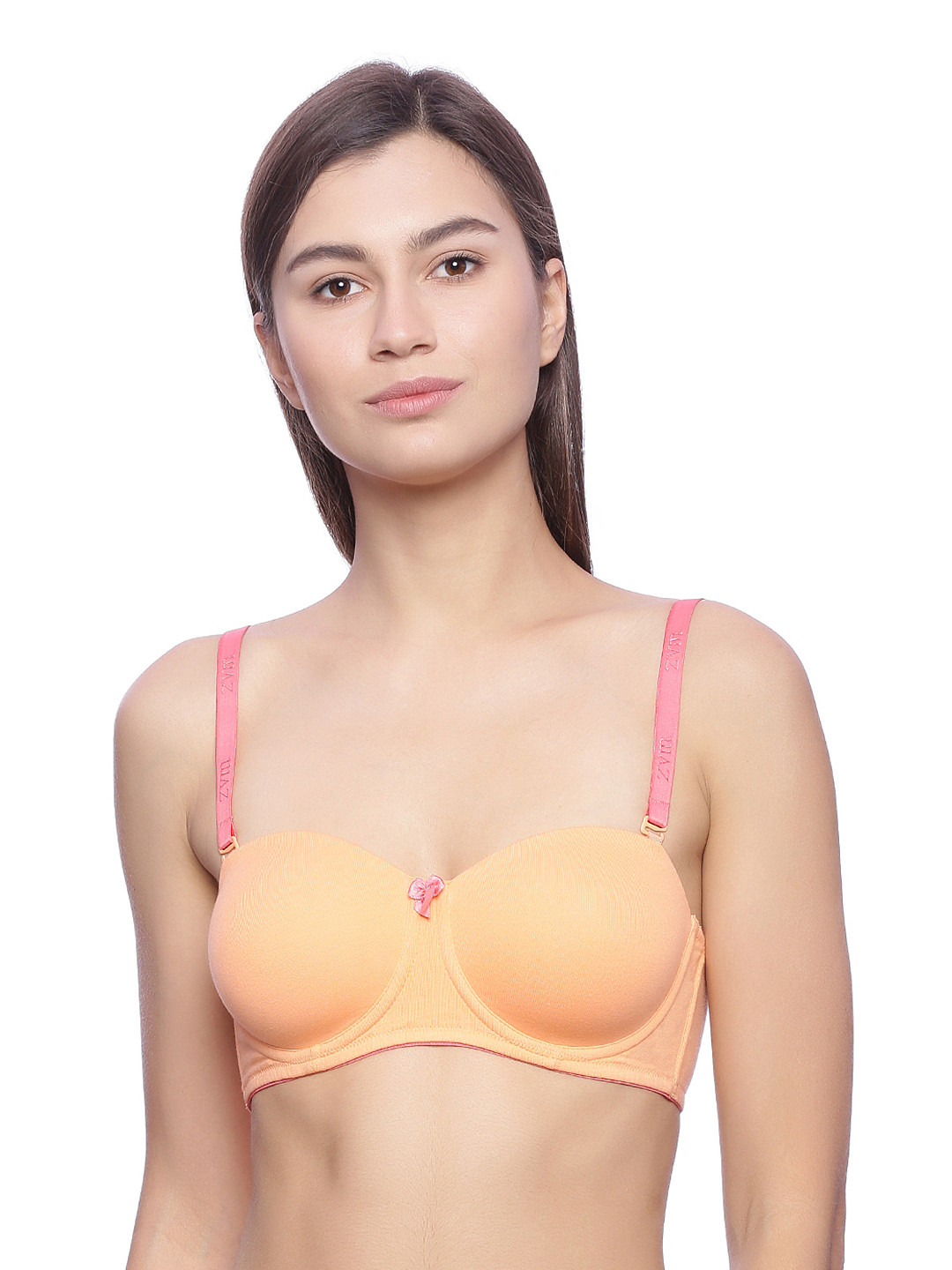 

Zivame Coral Orange T-shirt Bra ZI00ZOPP05P