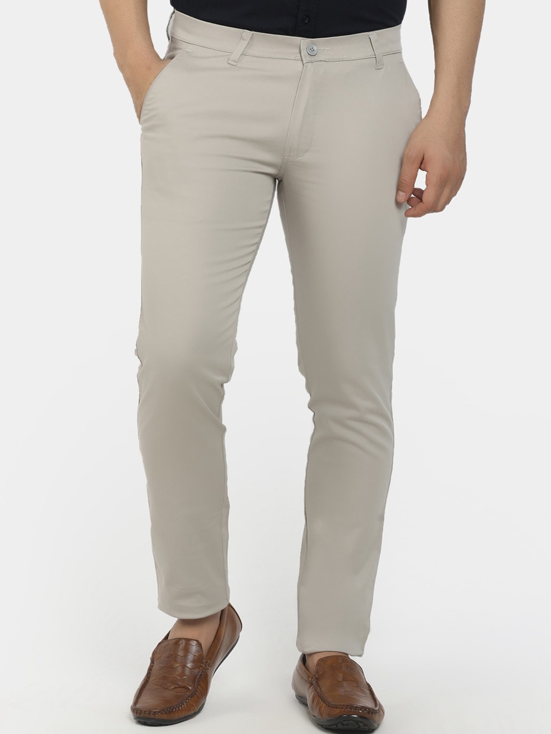 

V-Mart Men Grey Trousers