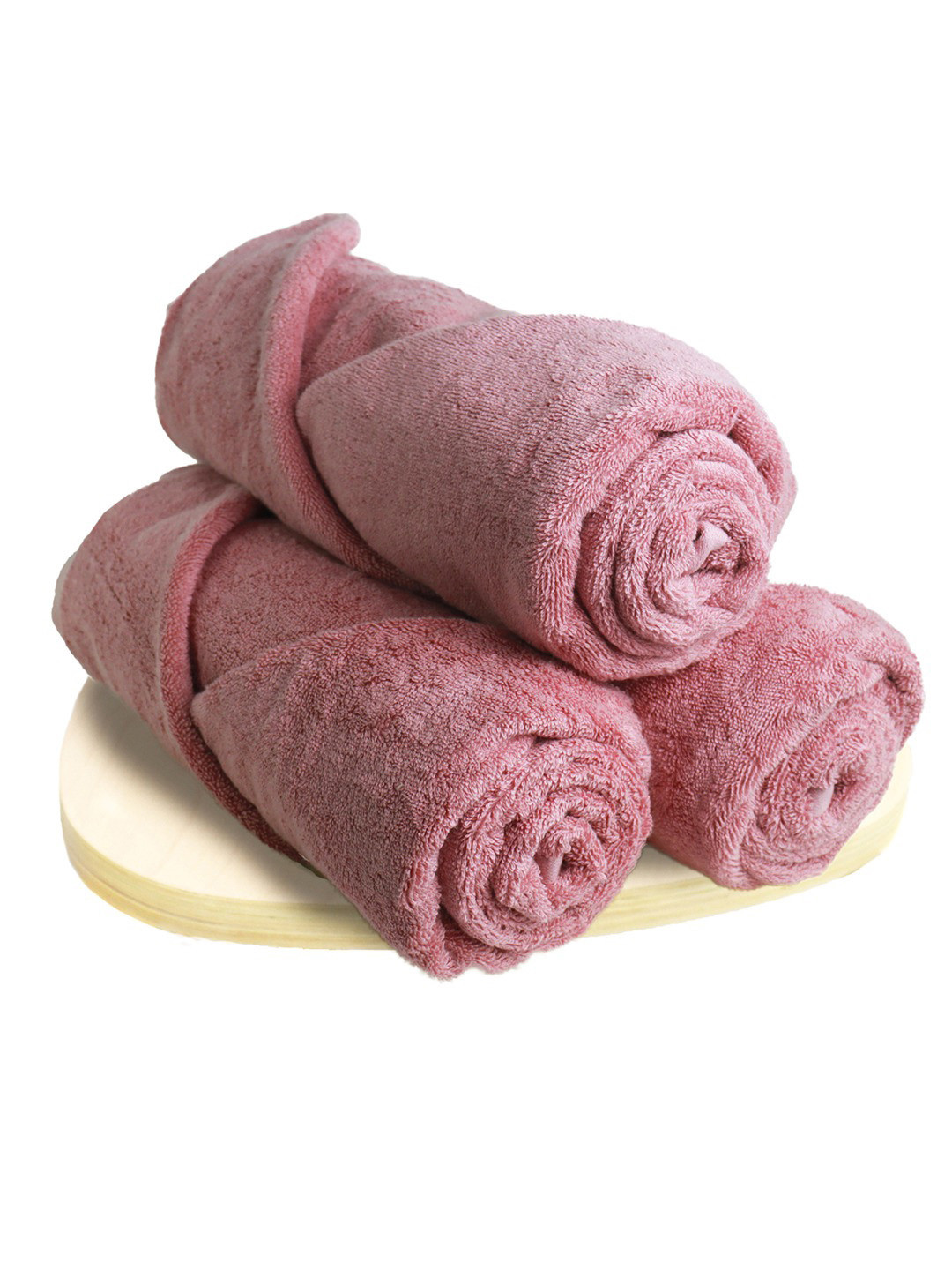 

Heelium Peach Unisex Pack of 3 Bamboo Super Soft & Quick Drying 600 GSM Bath Towel