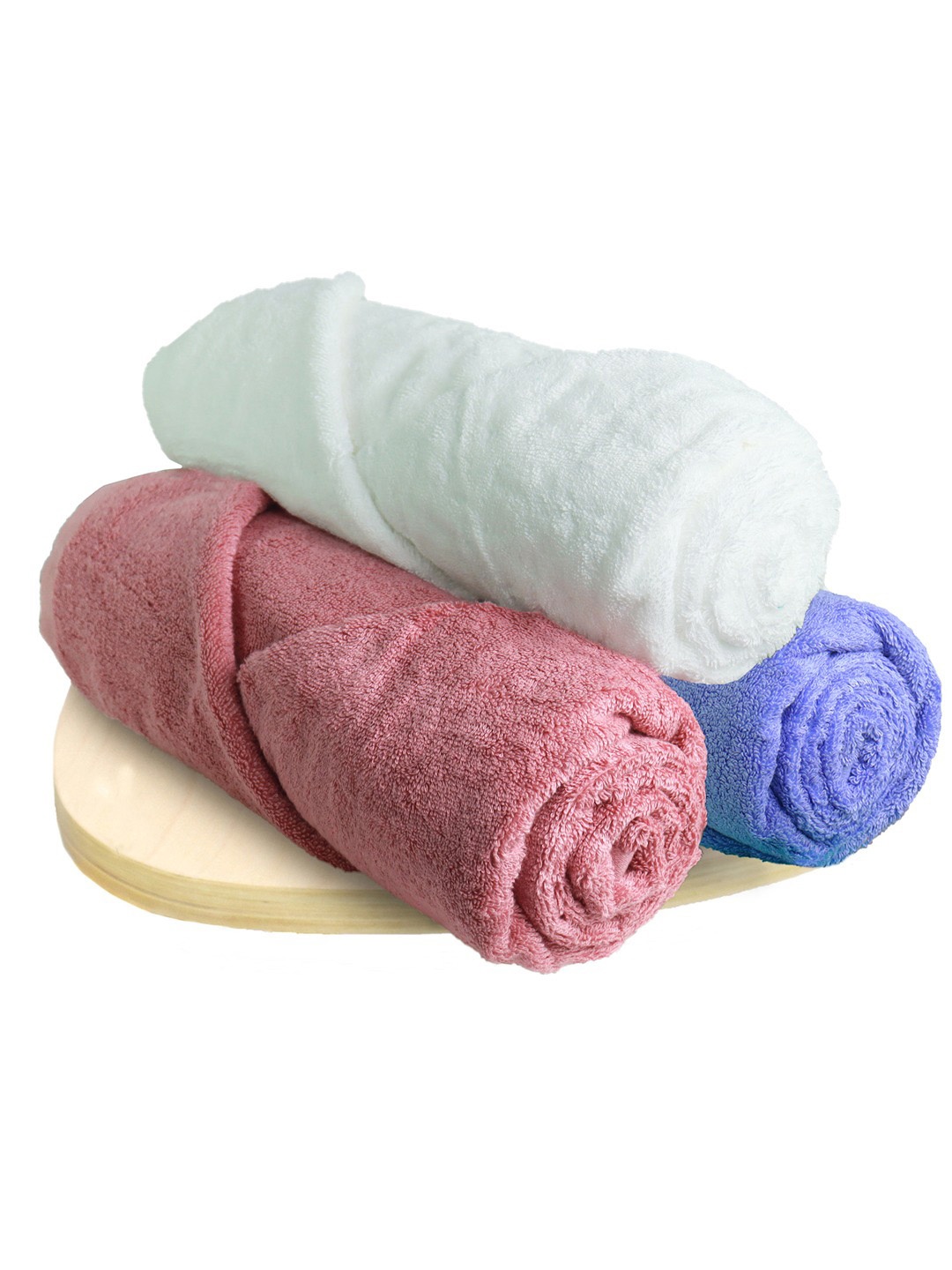 

Heelium Unisex Pack of 3 Bamboo Super Soft & Quick Drying 600 GSM Bath Towel, Peach