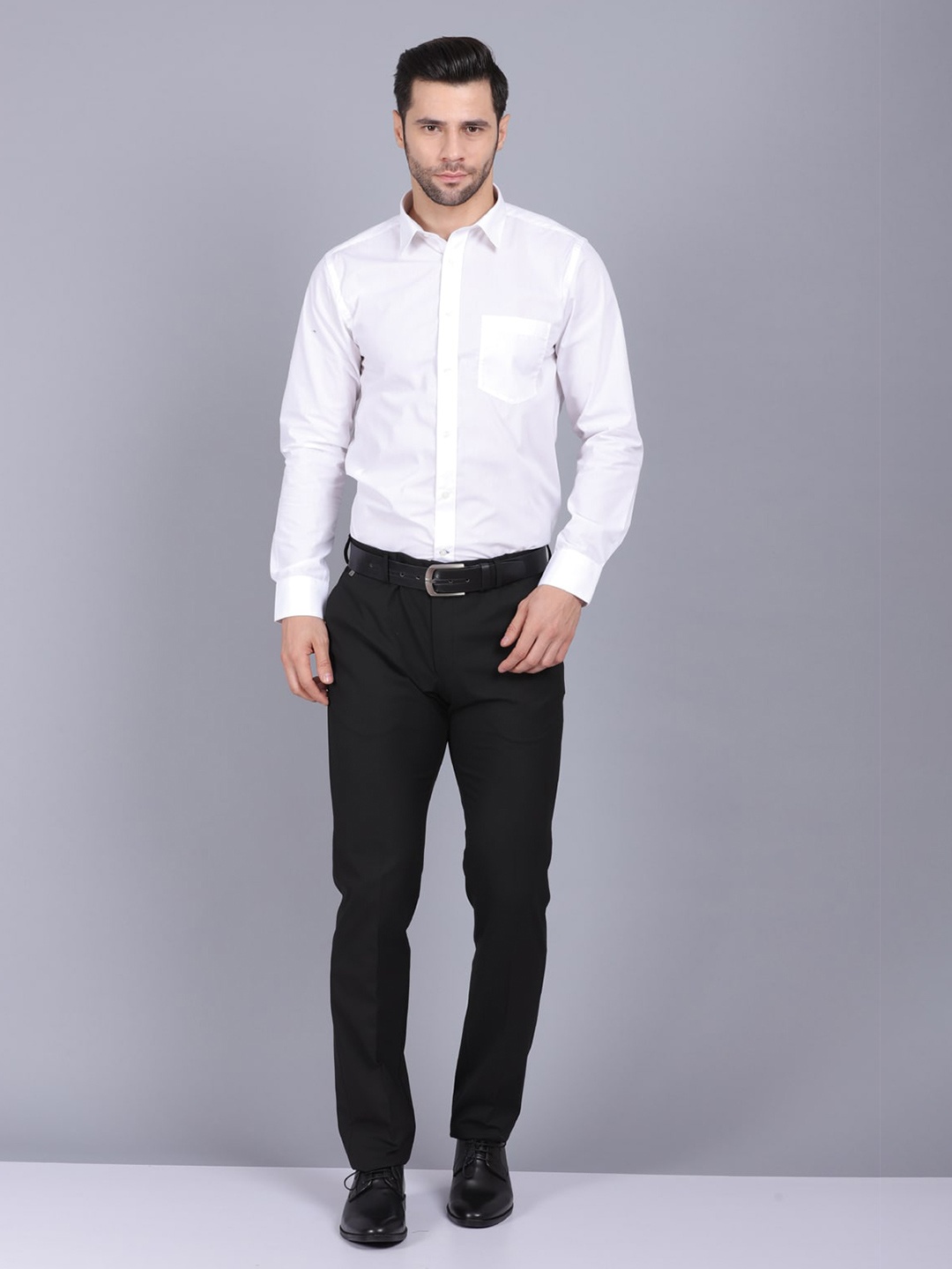 

CANOE Men White Original Slim Fit Pure Cotton Formal Shirt