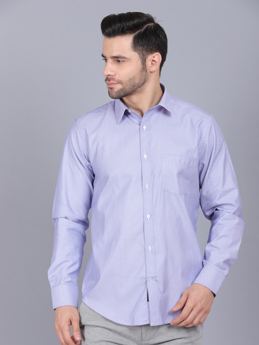 

CANOE Men Purple Original Slim Fit Formal Shirt