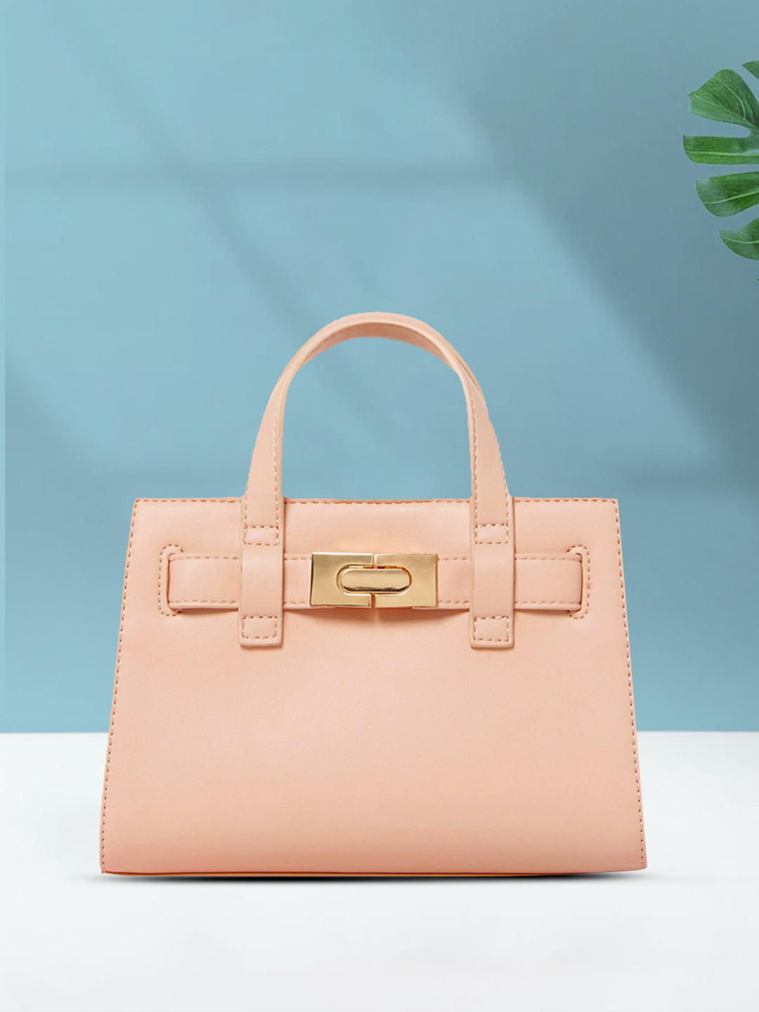 

Forever New Pink PU Structured Sling Bag