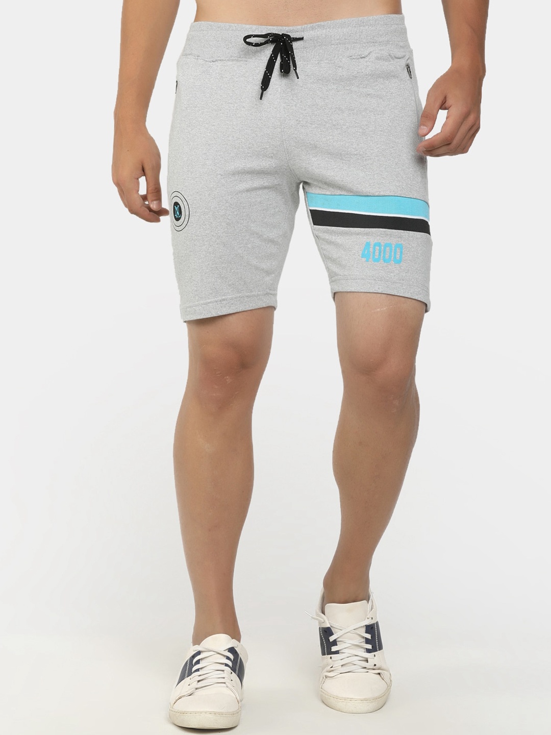 

V-Mart Men Grey Melange Outdoor Sports Shorts