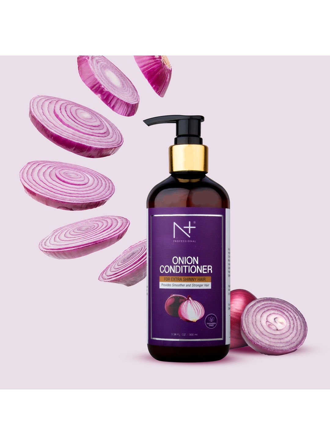 

N Plus Professional Onion Conditioner for Extra Shiny Hair - 300ml, Purple