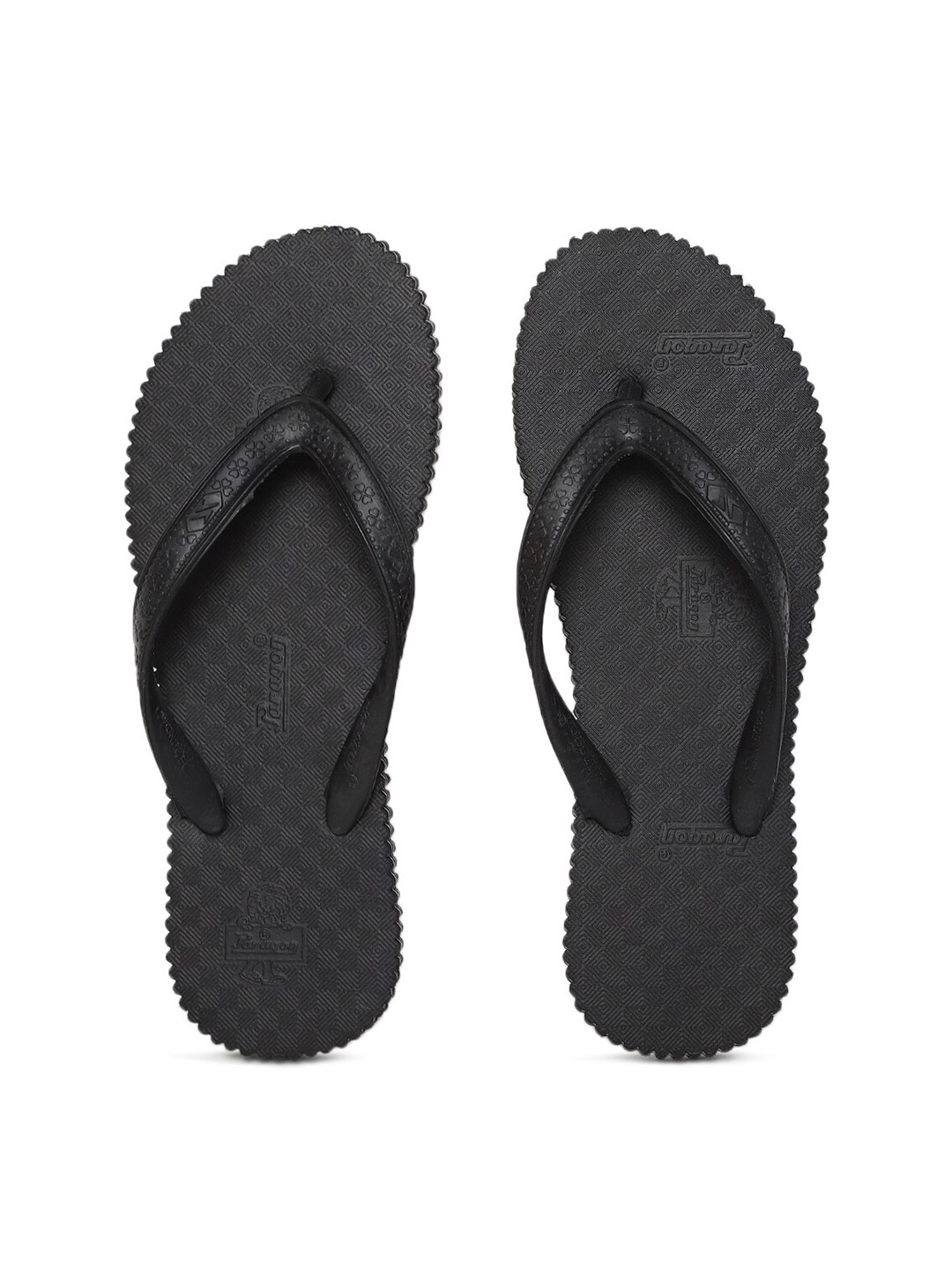 

Paragon Women Black Rubber Thong Flip-Flops