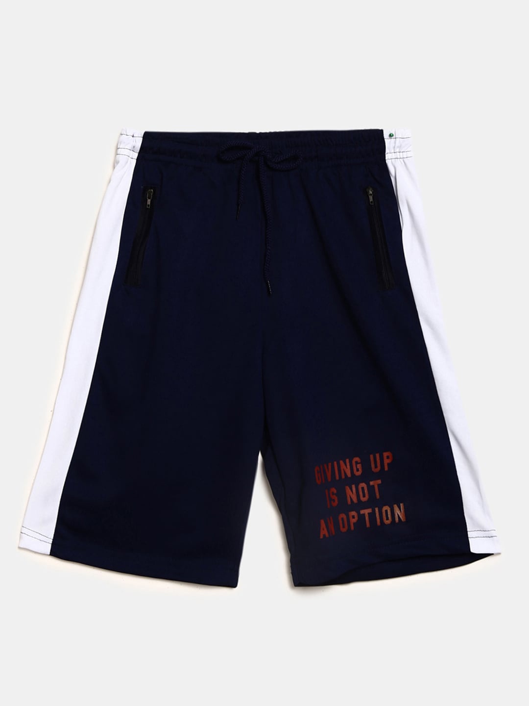 

Cherokee Unisex Kids Navy Blue Solid Mid Rise Regular Fit Outdoor Shorts