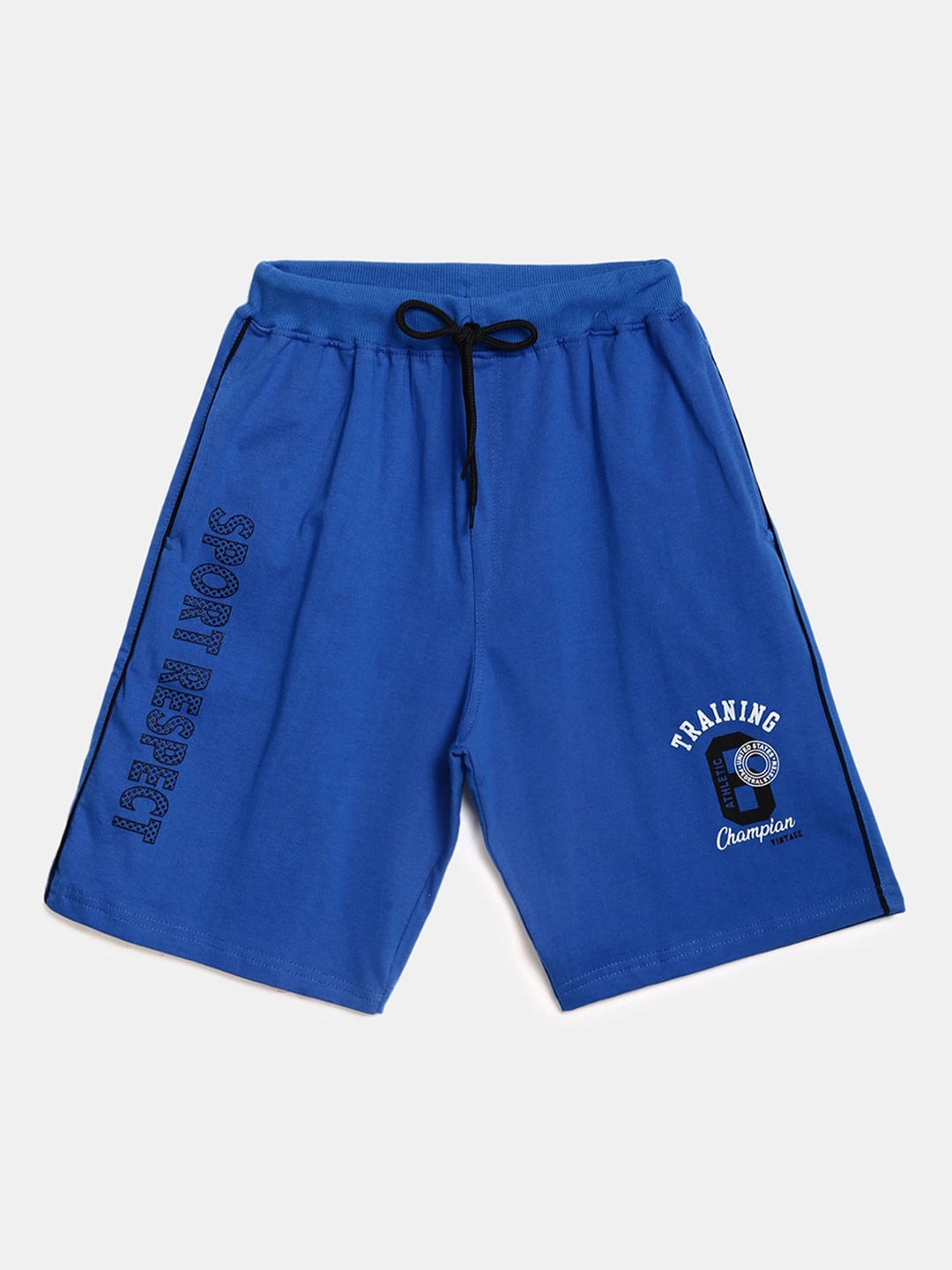 

V-Mart Unisex Kids Blue Printed Outdoor Cotton Shorts