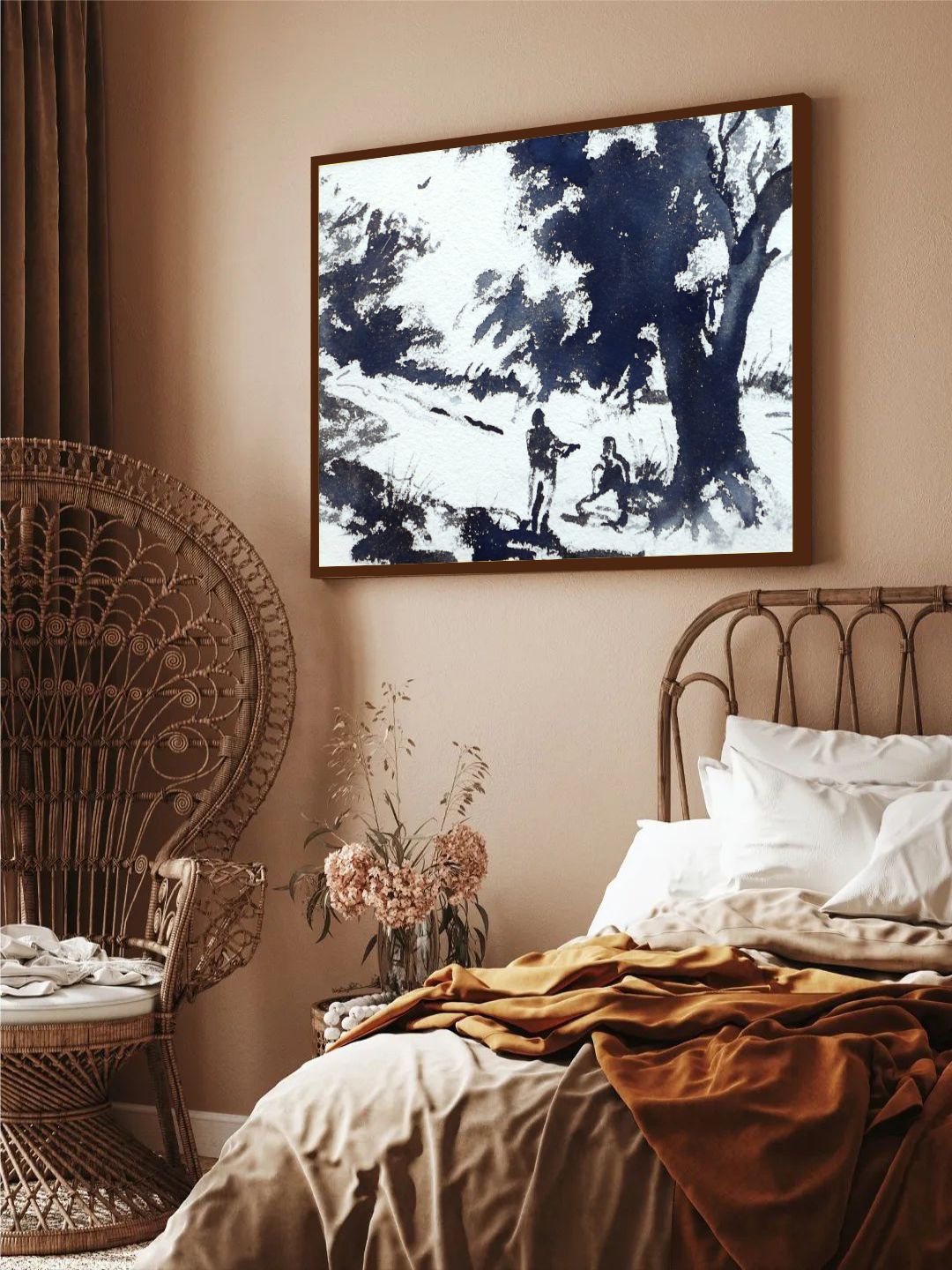 

The Art House Black & White Abstract Painting Wall Art