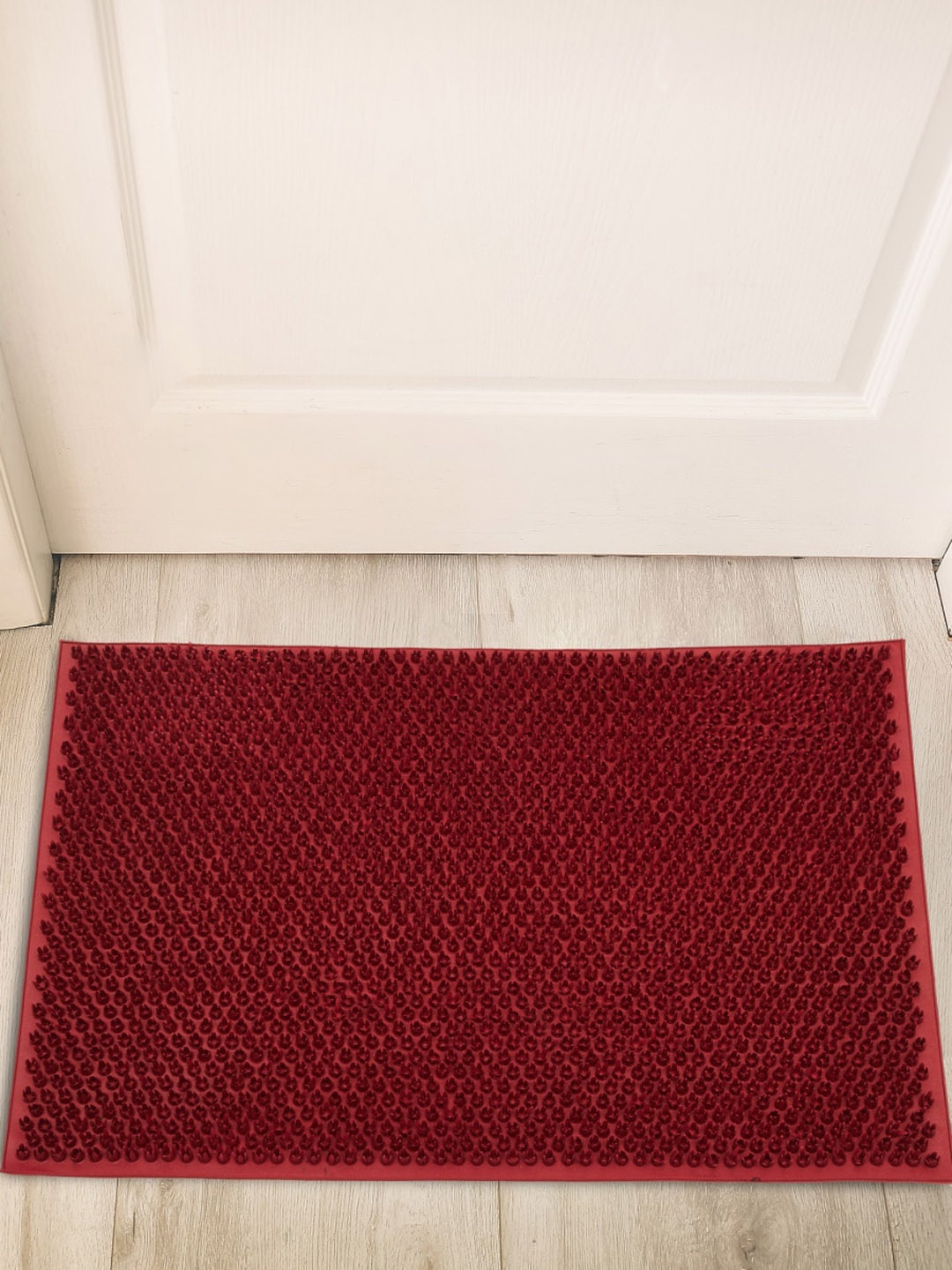 

Home Centre Maroon Solid Pinmix Antiskid Door Mat