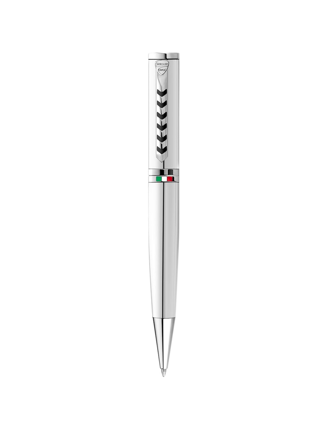 DUCATI CORSE Men Black & Silver Solid Ballpoint Pen