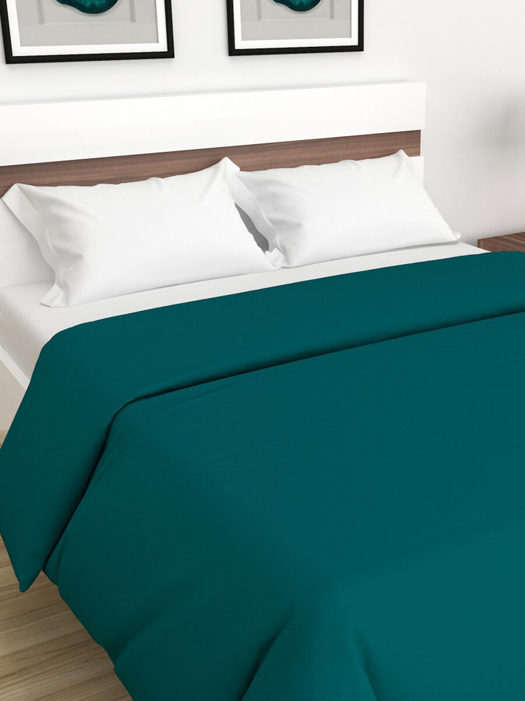

Home Centre Teal AC Room Double Bed Quilt