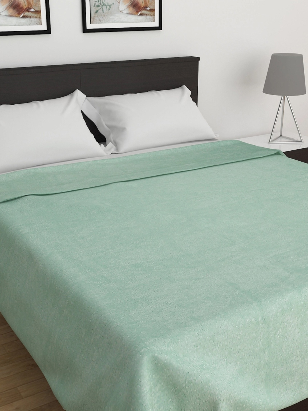 

Home Centre Summer 210 GSM Double Bed Blanket, Green