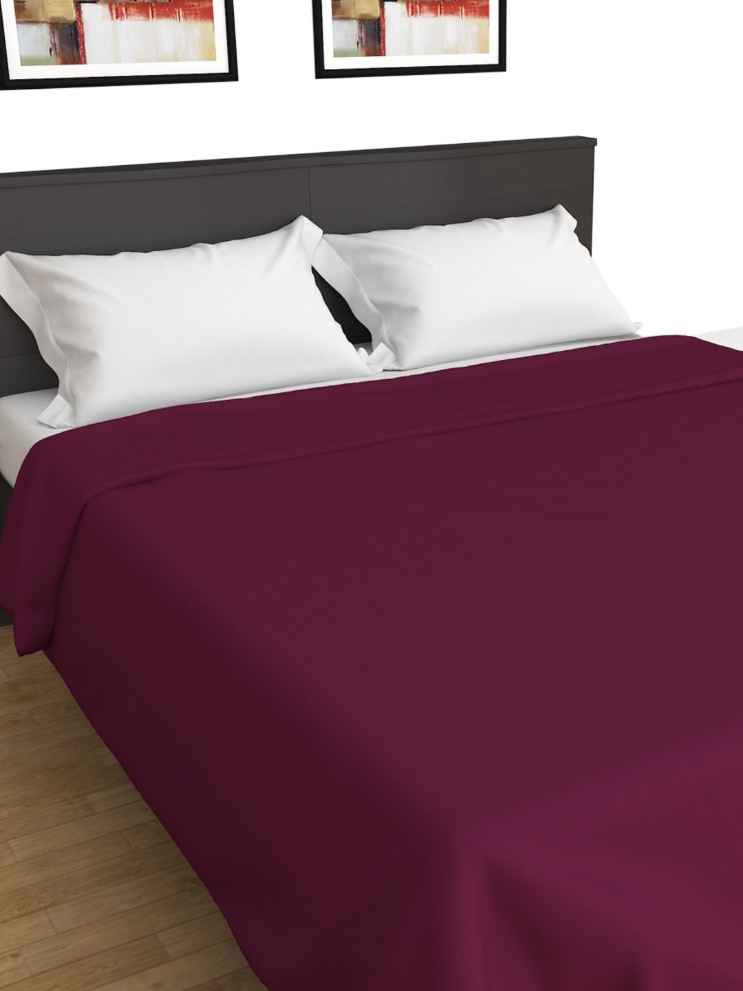 

Home Centre Colour Connect Burgundy Mild Winter 110 GSM Double Bed Blanket