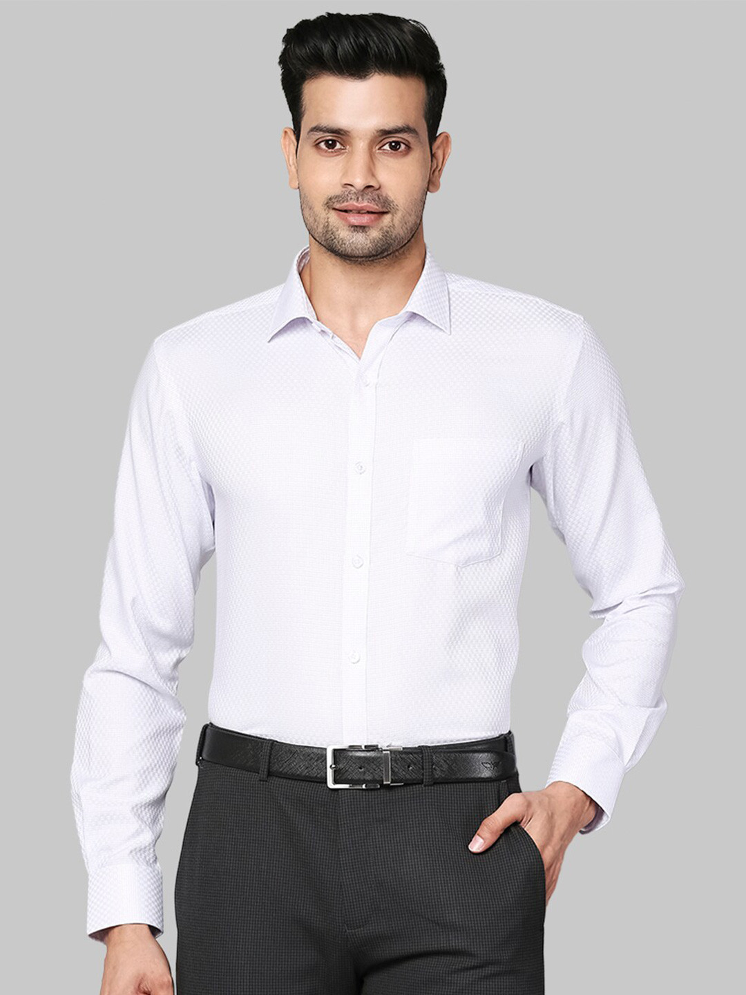

Park Avenue Slim Fit Cotton Formal Shirt, White