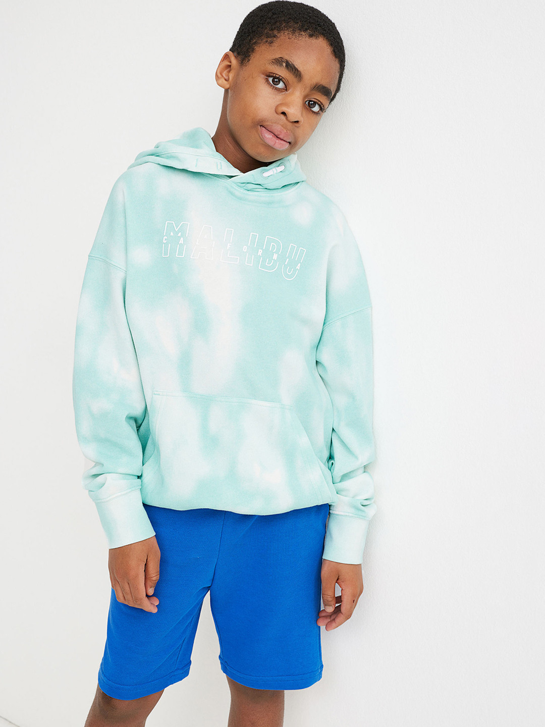 

H&M Boys Blue Sweatshirt Shorts