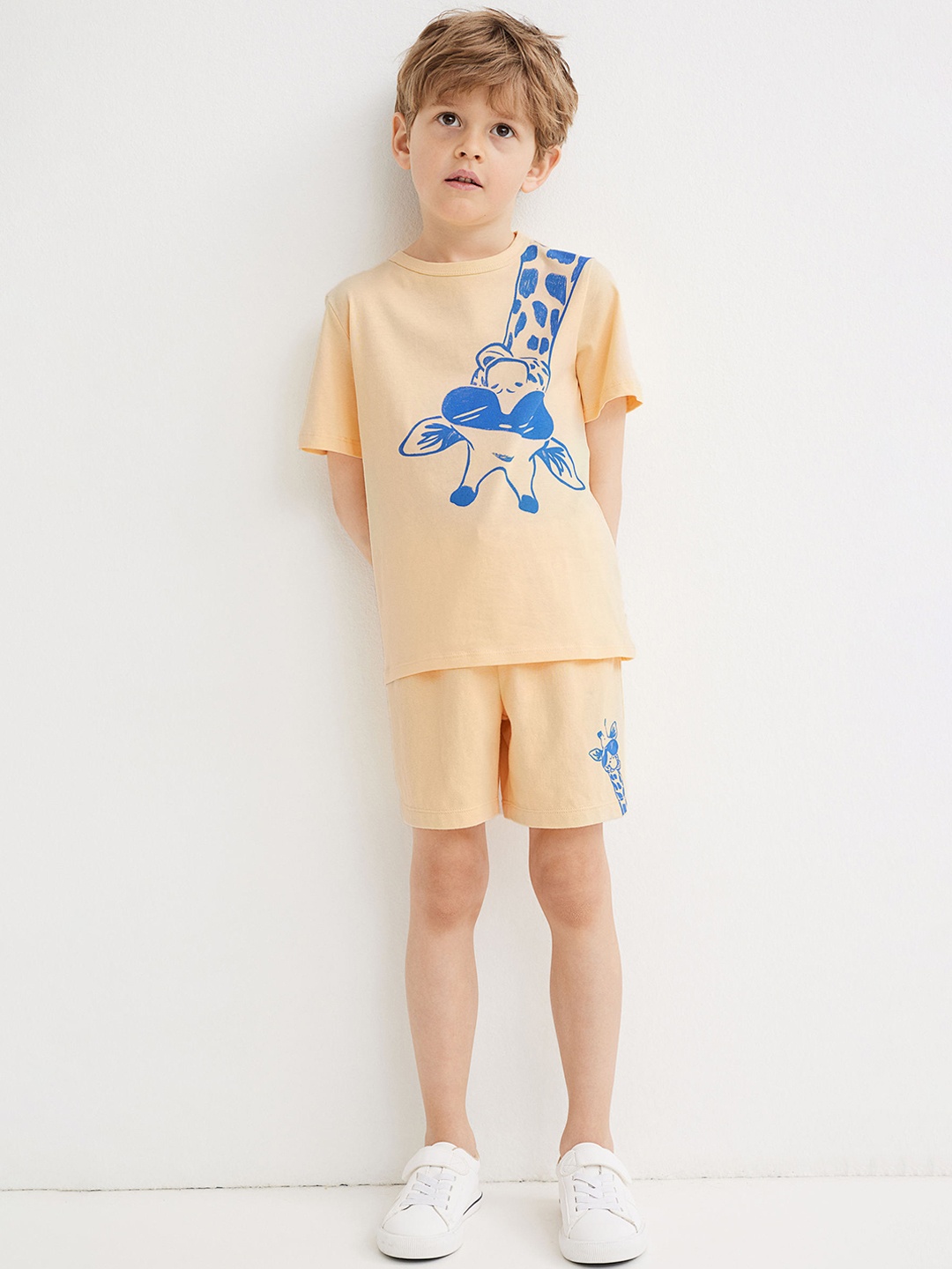 

H&M Boys Yellow Jersey Shorts