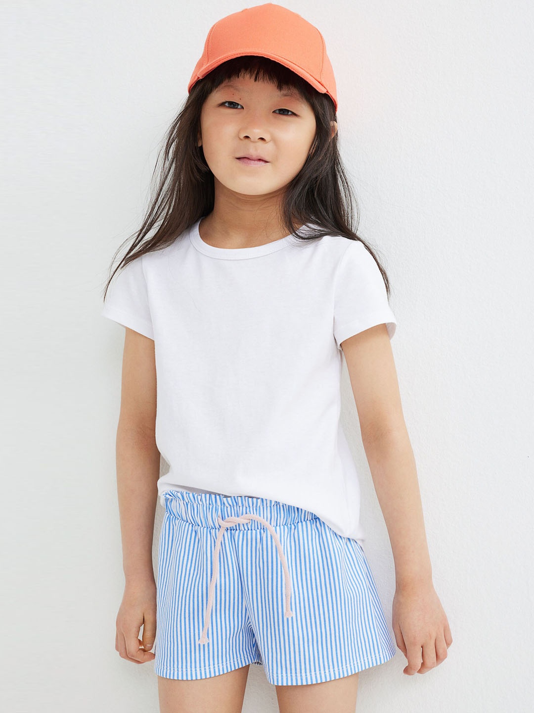 

H&M Girls Blue Cotton Sweatshorts