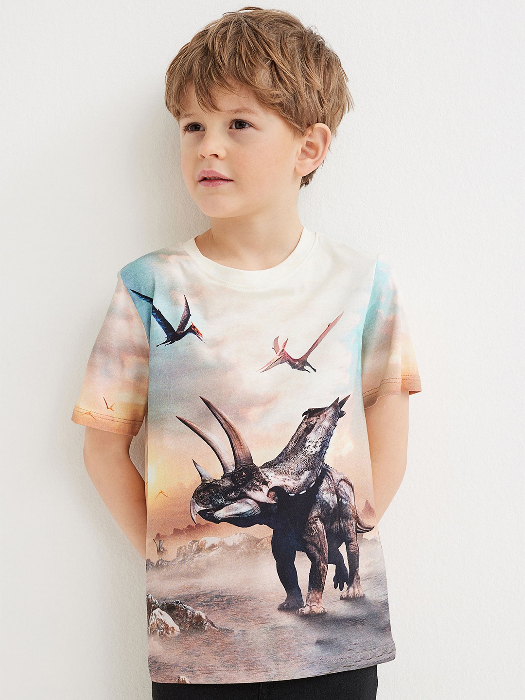 

H&M Boys Multicoloured Printed T-shirt, Multi