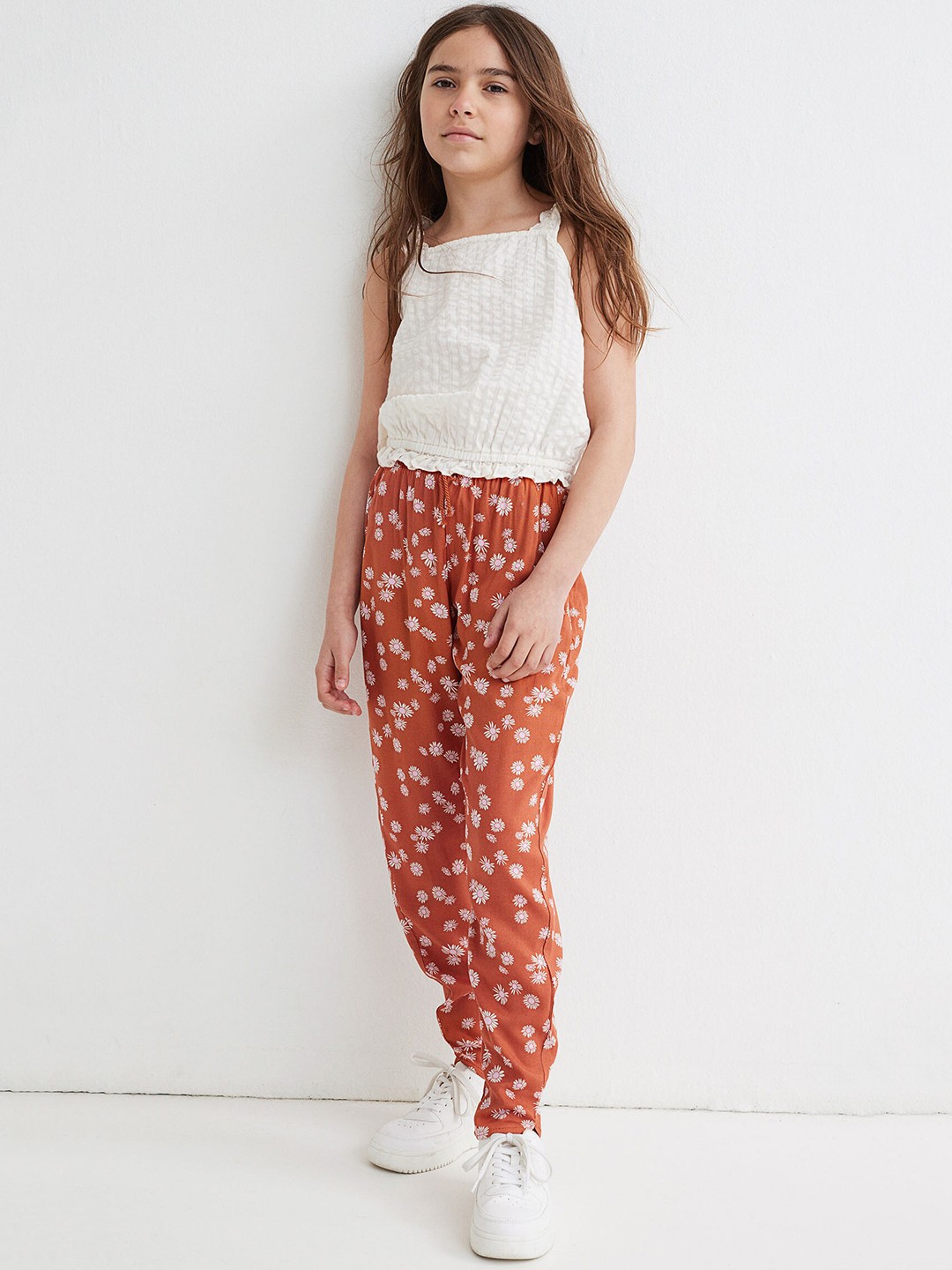 

H&M Girls Orange Joggers