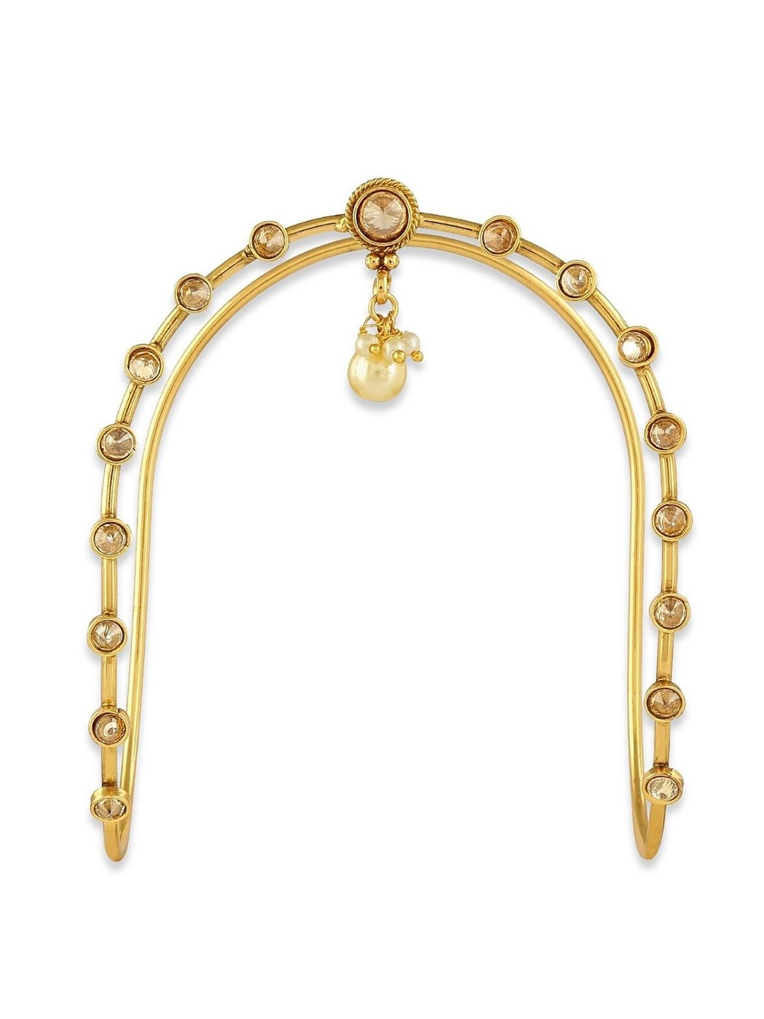 

AccessHer Women Gold-Plated Brass Armlet Bracelet