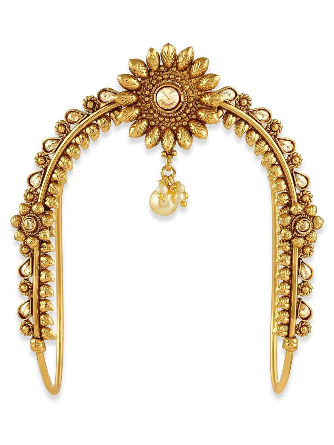 

AccessHer Women Gold-Plated Brass Armlet Bracelet