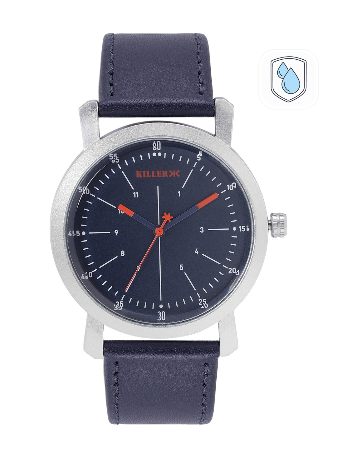 

Killer Men Blue Dial & Straps Rebel Analogue Watch KL22/018-D