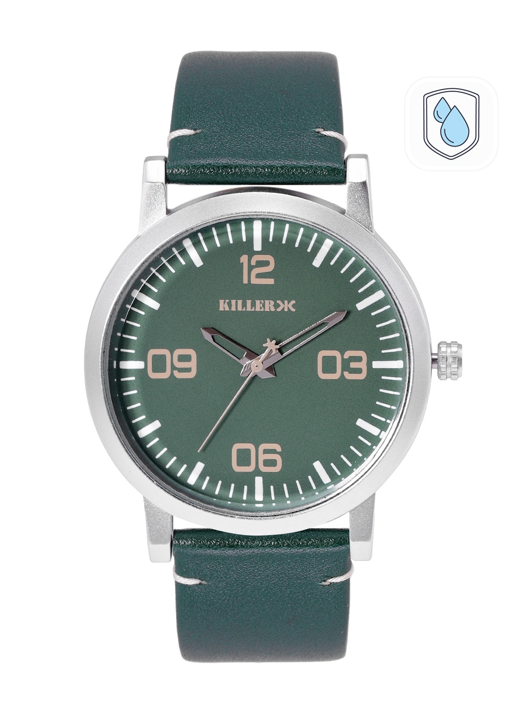 

Killer Men Blue Dial & Blue Straps Analogue Watch KL22/006-E-Green