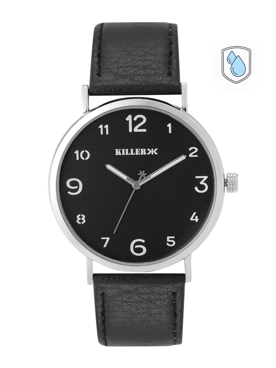 

Killer Men Black Dial & Straps Rebel Analogue Watch KL22/003-B