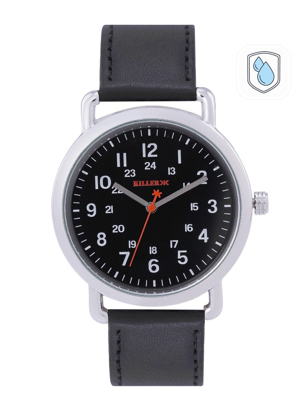 

Killer Men Black Dial & Straps Rebel Analogue Watch KL22/014-B