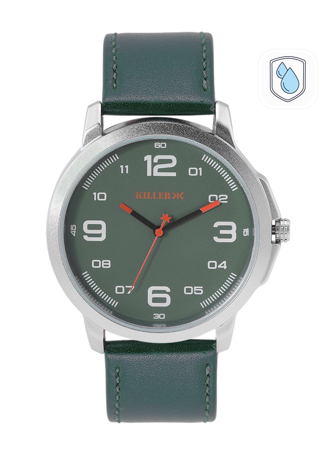 

Killer Men Green Dial & Straps Rebel Analogue Watch KL22/005-D